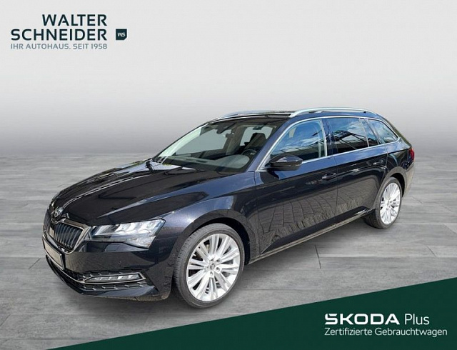 Skoda Superb 2022 г. Чёрный, пробег 43400 км