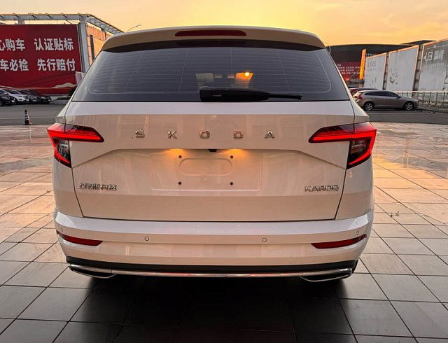 Skoda Karoq 1.4 л 2023 г. Белый, пробег 19900 км