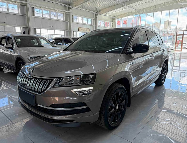 Skoda Karoq 1.4 л 2023 г. шампань/коричневый, пробег 13500 км