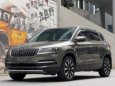 Skoda Karoq 1.4 л 2021 г. шампань/коричневый, пробег 49000 км