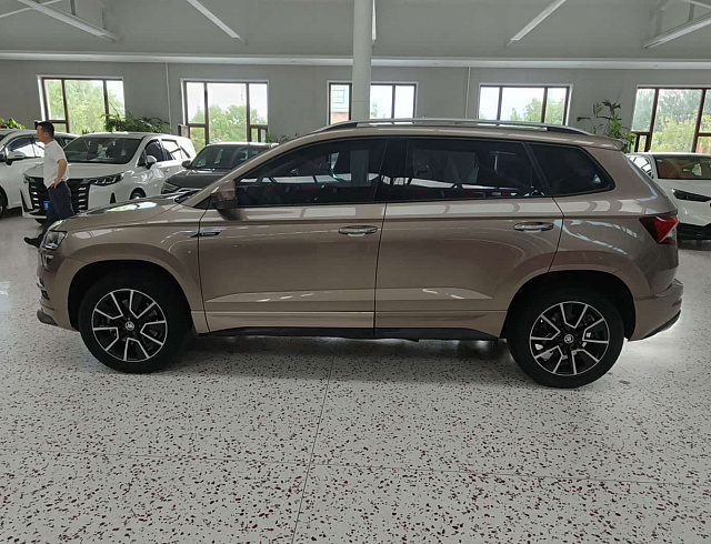 Skoda Karoq 1.4 л 2023 г. шампань/коричневый, пробег 18000 км