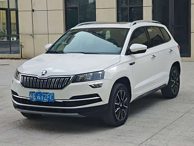 Skoda Karoq 1.4 л 2022 г. Белый, пробег 20000 км