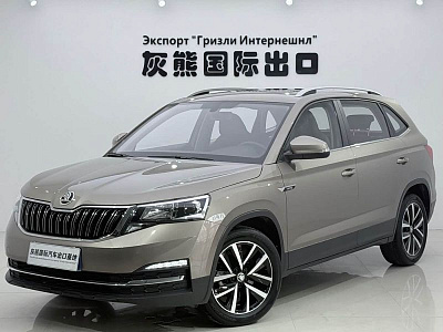 Skoda Kamiq 1.5 л 2023 г. желто-оранжевый, пробег 9800 км