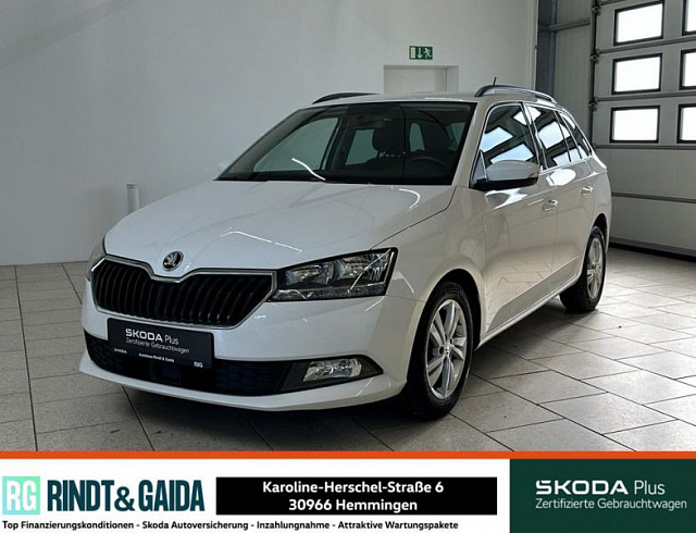 Skoda Fabia 2021 г. Белый, пробег 56357 км