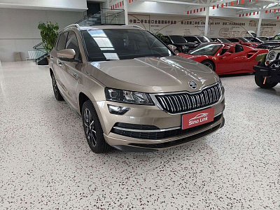 Skoda Karoq 1.4 л 2023 г. шампань/коричневый, пробег 18000 км