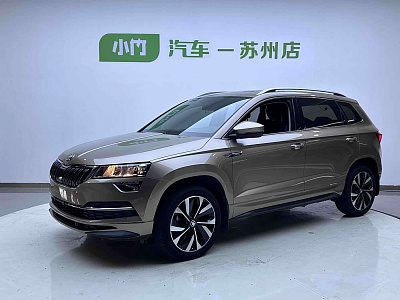 Skoda Karoq 1.4 л 2022 г. Серебристо-серый, пробег 27000 км