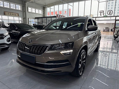 Skoda Karoq 1.4 л 2022 г. шампань/коричневый, пробег 15500 км