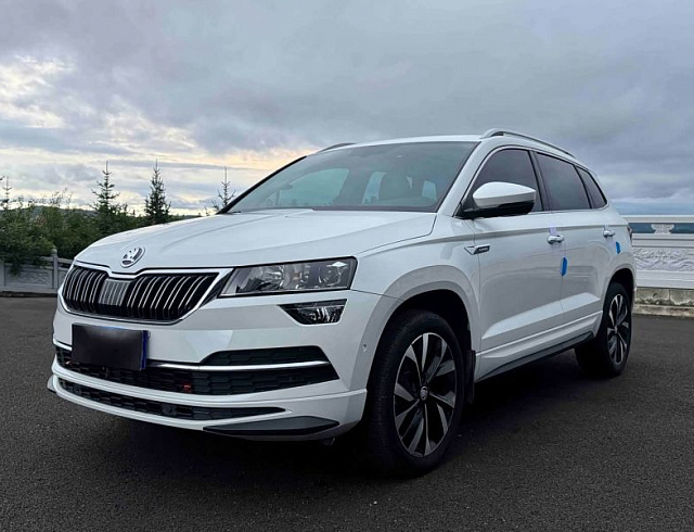 Skoda Karoq 1.4 л 2023 г. Белый, пробег 38000 км