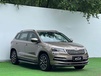 Skoda Karoq 1.4 л 2022 г. шампань/коричневый, пробег 48000 км